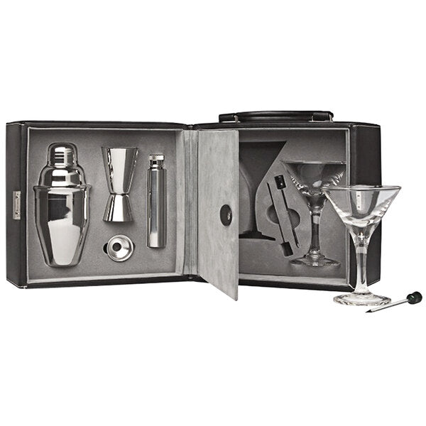 Deluxe Martini Gift Set With Case