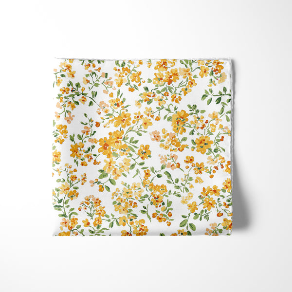 HAMPSTEAD- (F) Pocket Square Tangerine