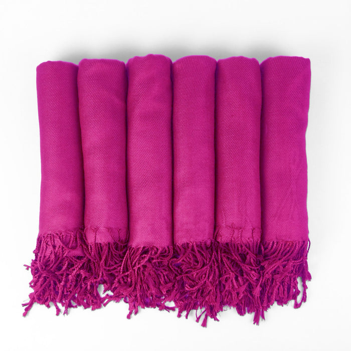 Fuchsia Pashmina Shawl