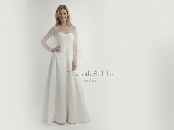 Sweep length Hi-Lo Bridal Cape