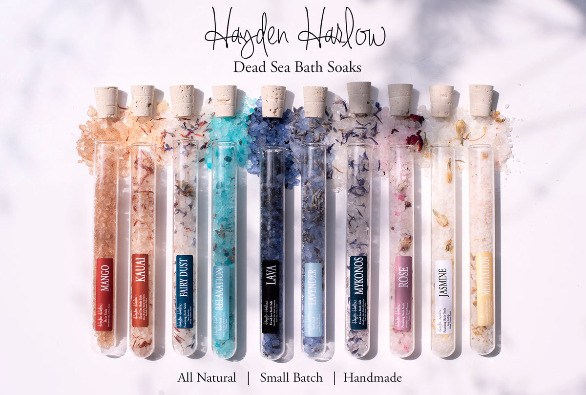 Dead Sea Salt Bath Soak Favors