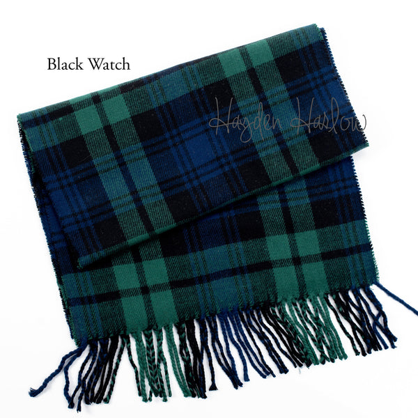 Black Watch Wool-Blend Scarf