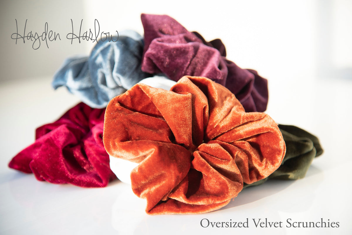 Oversized Velvet Scrunchies