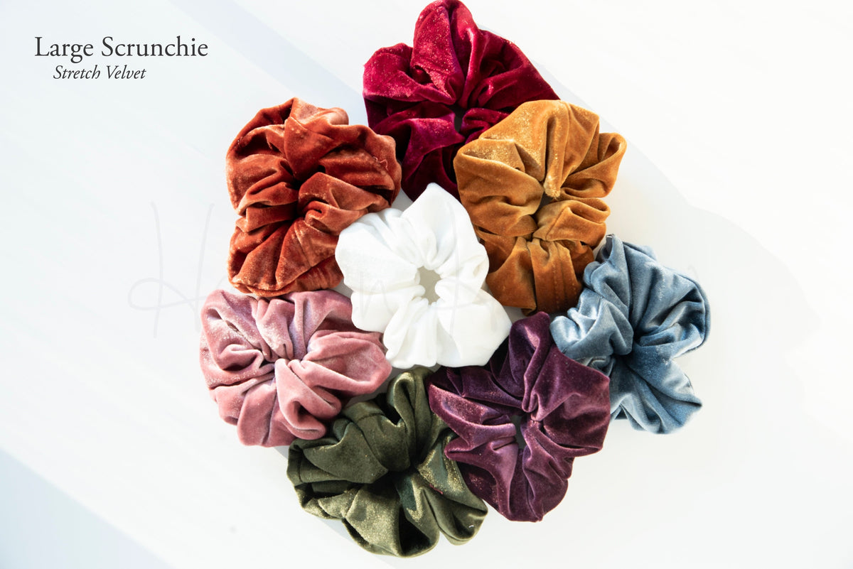 Oversized Velvet Scrunchies