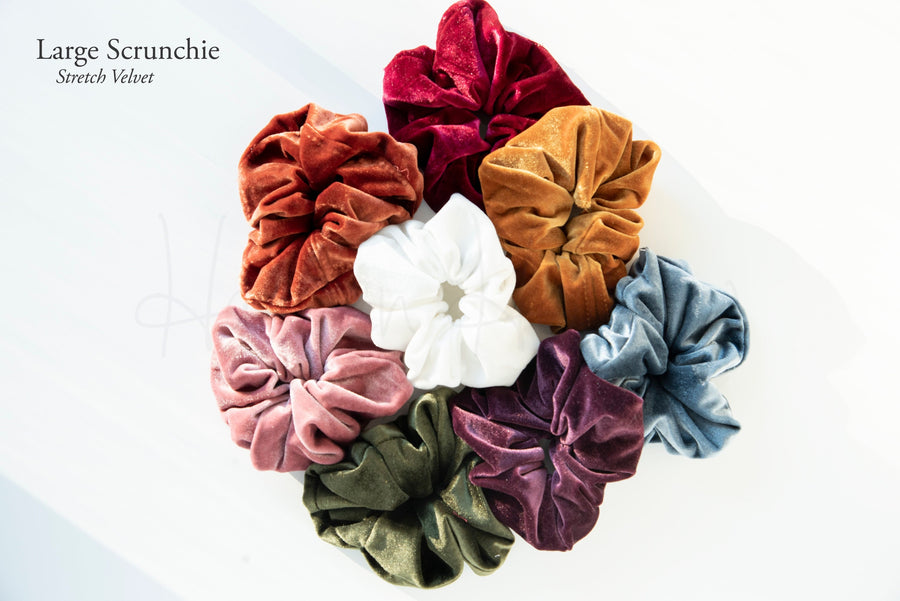 Oversized Velvet Scrunchies