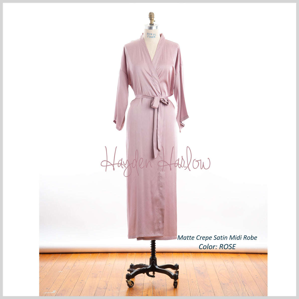 Long Satin Robe — Clearance