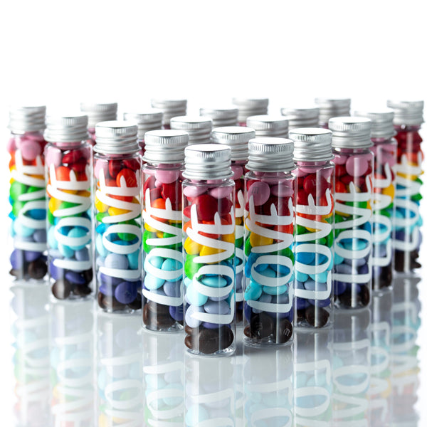 Rainbow Candy Favors, customized, small batch, engaygement