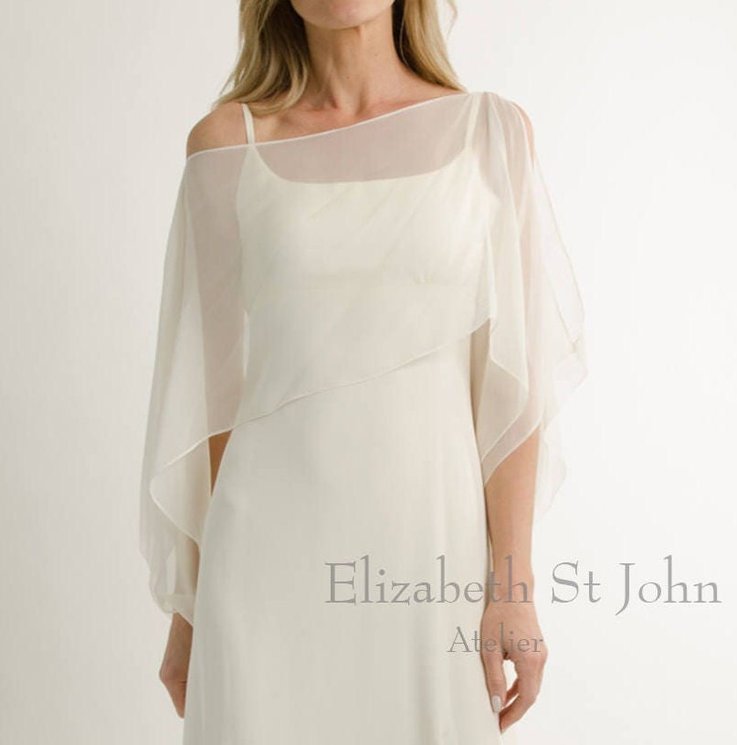 Silk Chiffon Bridal Cover-Up