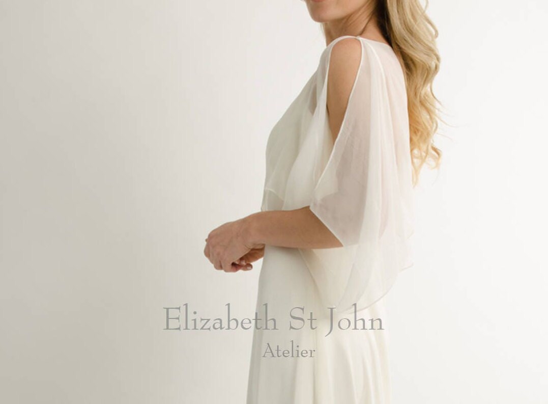 Silk Chiffon Bridal Cover-Up