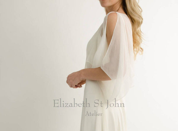 Silk Chiffon Bridal Cover-Up