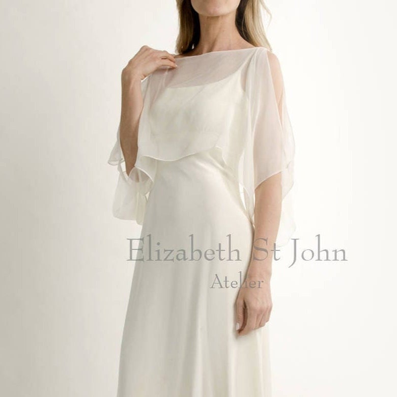 Silk Chiffon Bridal Cover-Up