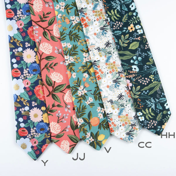 Rifle Paper Co. Floral Tie & Accessories