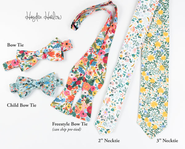 Orleans Floral Tie & Accessories