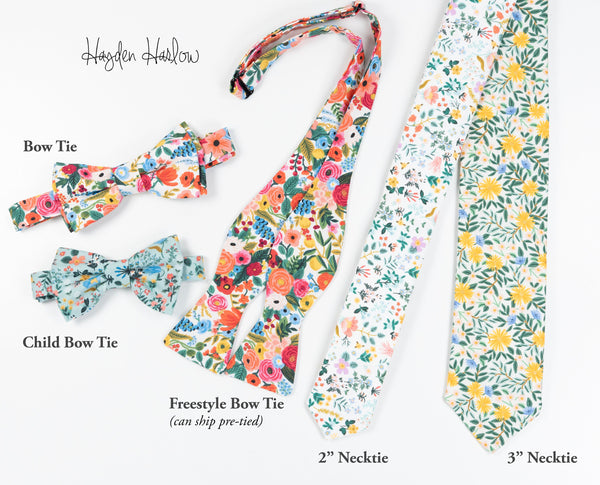 Floral Necktie