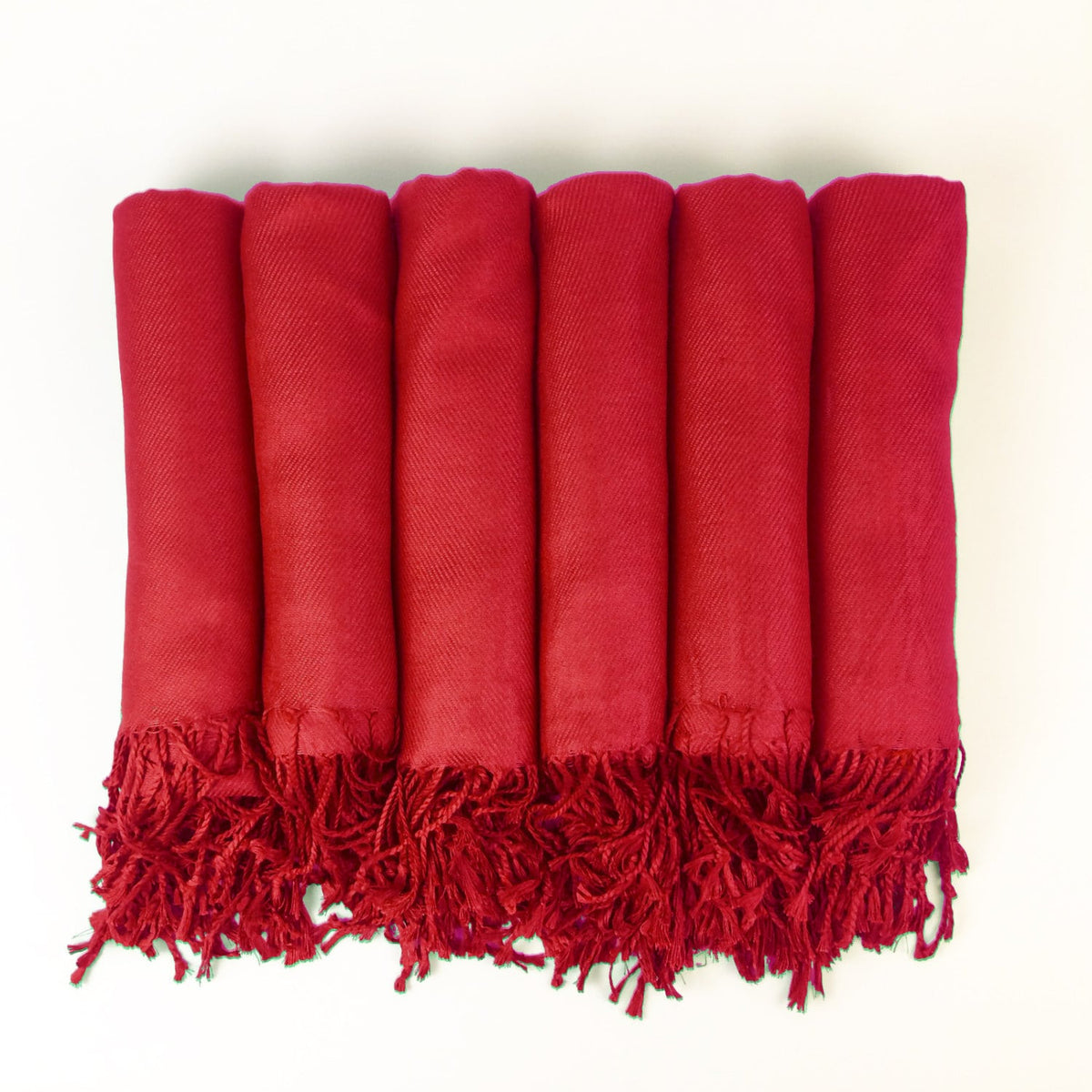 Crimson Red Pashmina Shawl