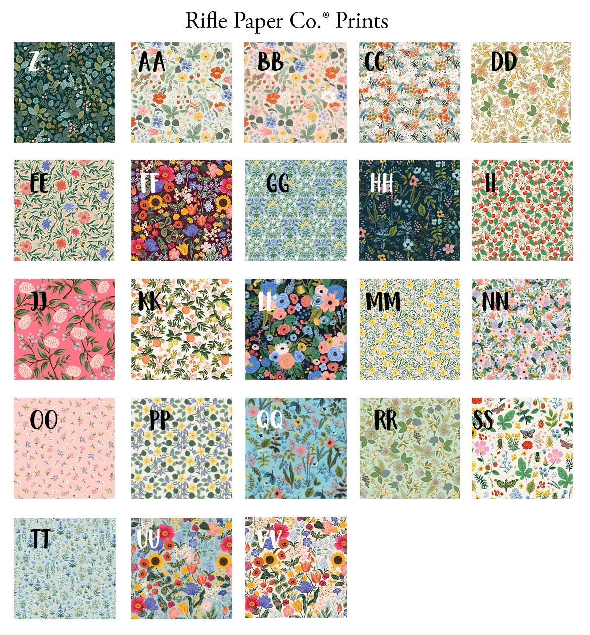 Rifle Paper Co. Floral Tie & Accessories