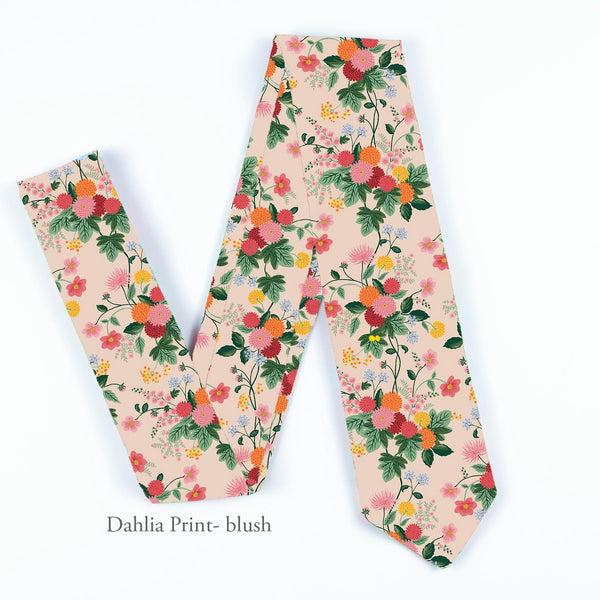 Rifle Paper Co. Dahlia Floral Tie & Accessories