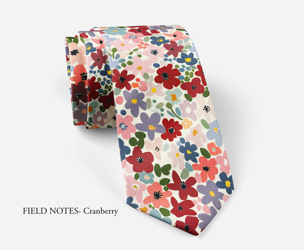 Field Notes Floral Tie & Accessories