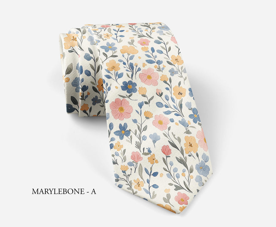 Marylebone Floral Tie & Accessories