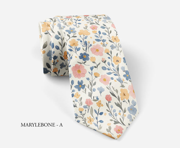 Marylebone Floral Tie & Accessories