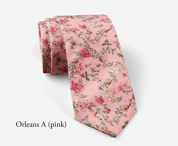 Orleans Floral Tie & Accessories