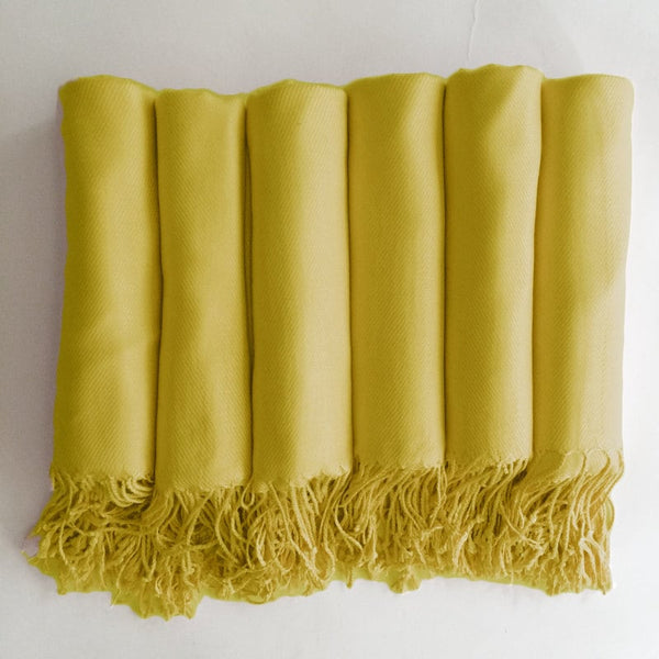 Lemon Pashmina Shawl
