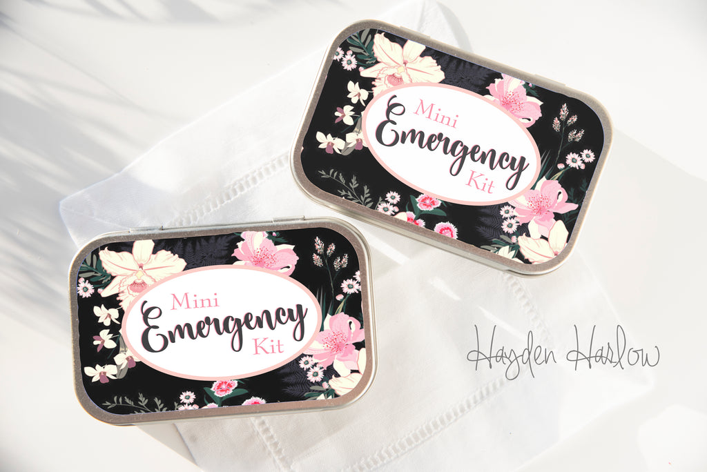 Mini Emergency Kit - BLACK ORCHID - Hayden Harlow
