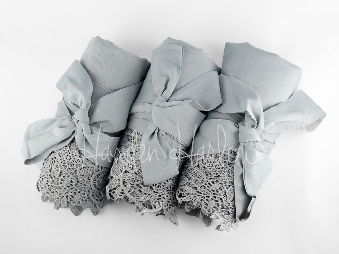LuxCotton Robe- Silver - Hayden Harlow