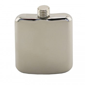 MINIMAL Pocket Flask - Silver - Hayden Harlow